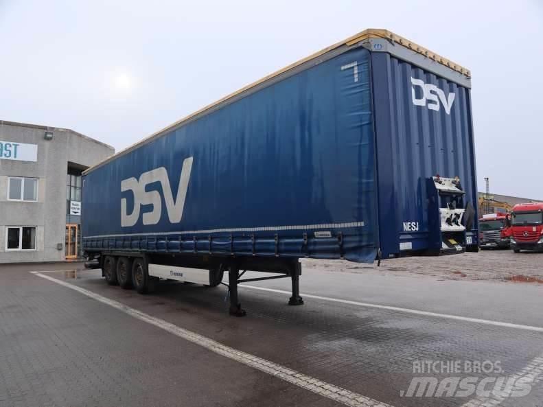 Krone 34 pl. Semi-trailer med Gardinsider