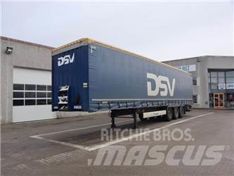 Krone 34 pl. Semi-trailer med Gardinsider