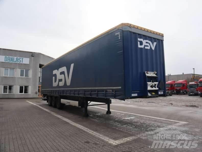 Krone 34 pl. Semi-trailer med Gardinsider
