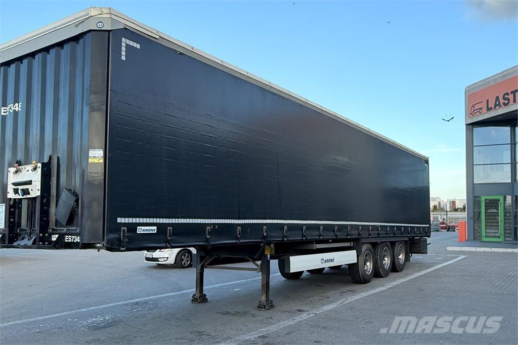 Krone 34 pl. Semi-trailer med Gardinsider
