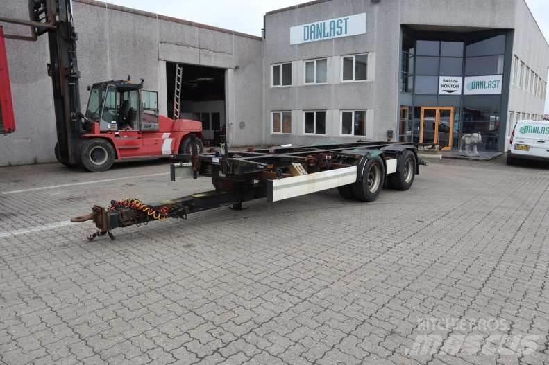 Krone Veksellad Anhænger med containerramme