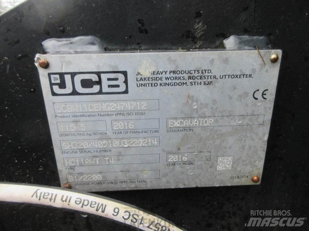 JCB Hydradig HD110W Amfibiegravemaskine