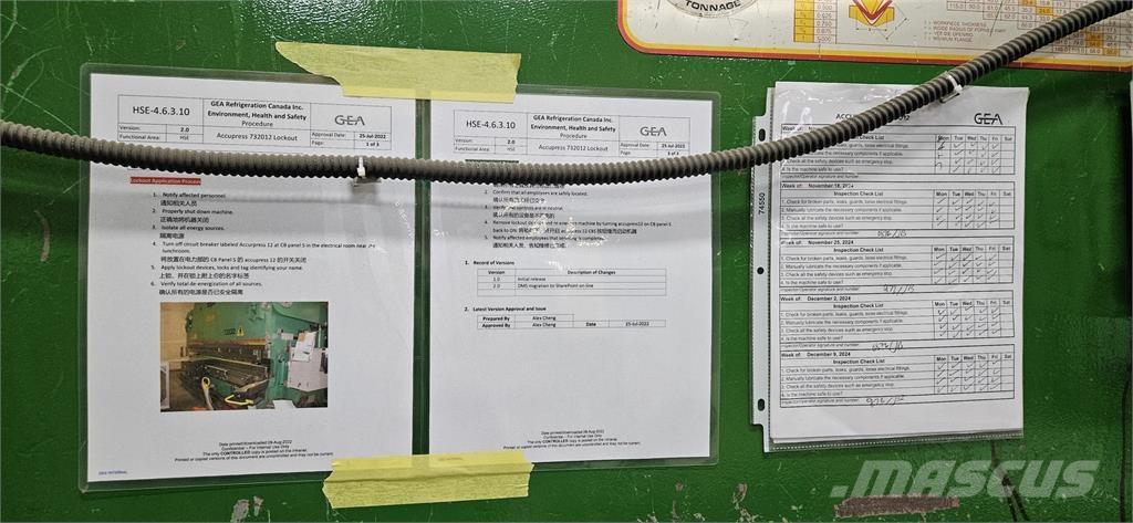  ACCURPRESS 732012 Entreprenør - Andet