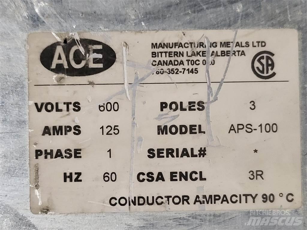 Ace APS-100 Entreprenør - Andet