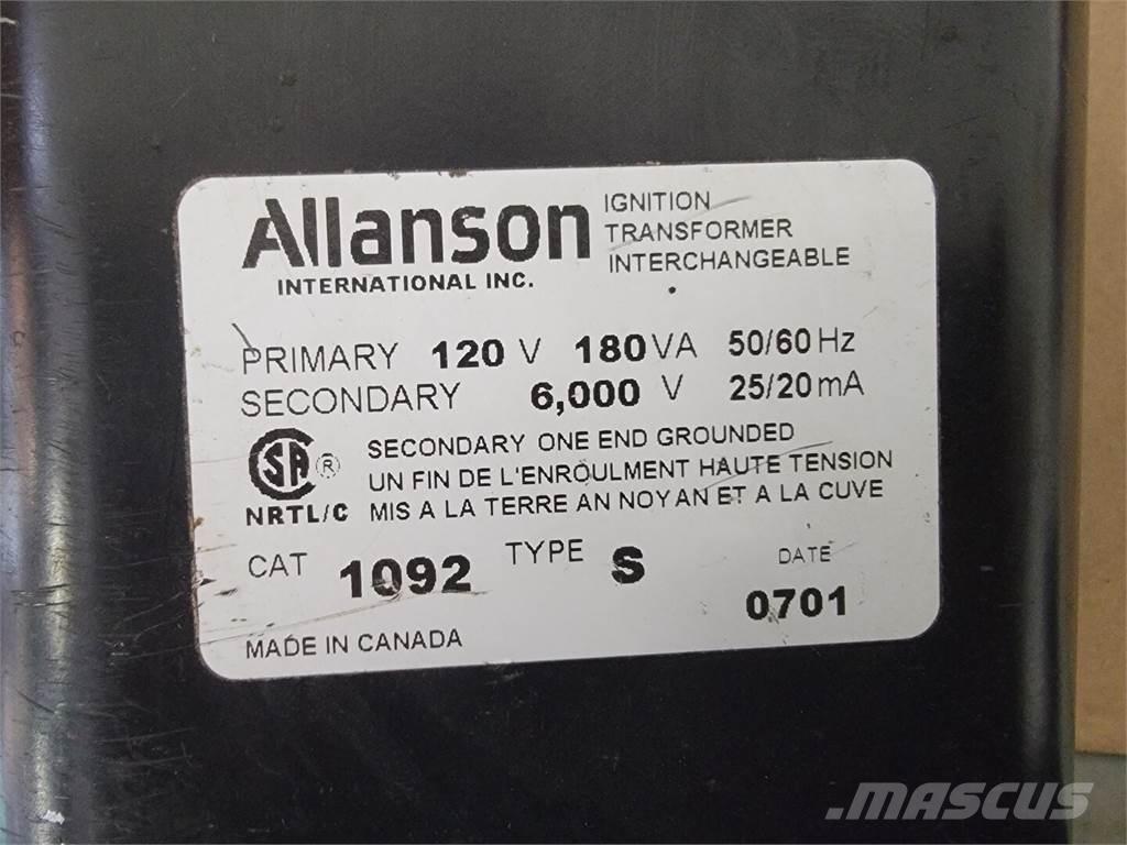  ALLANSON 1092-S Entreprenør - Andet