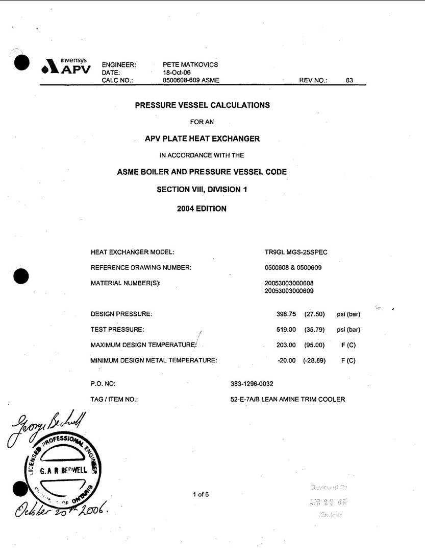 APV TR9GL MGS-25 Entreprenør - Andet