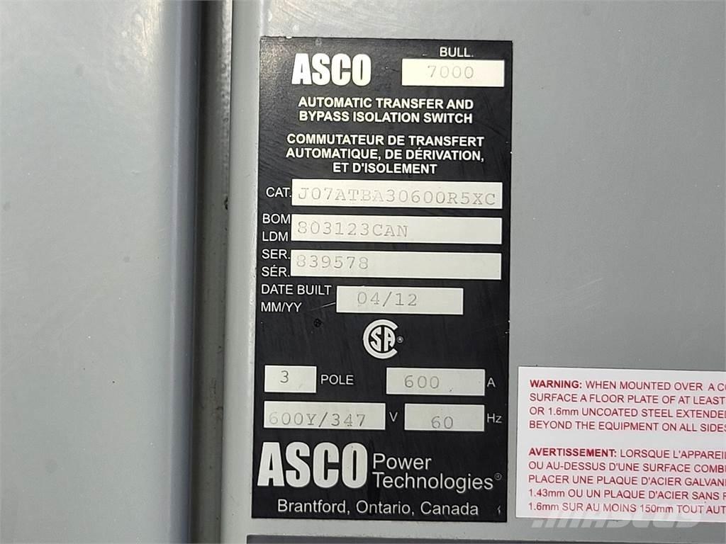 Asco J07ATBA30600R5XC Entreprenør - Andet