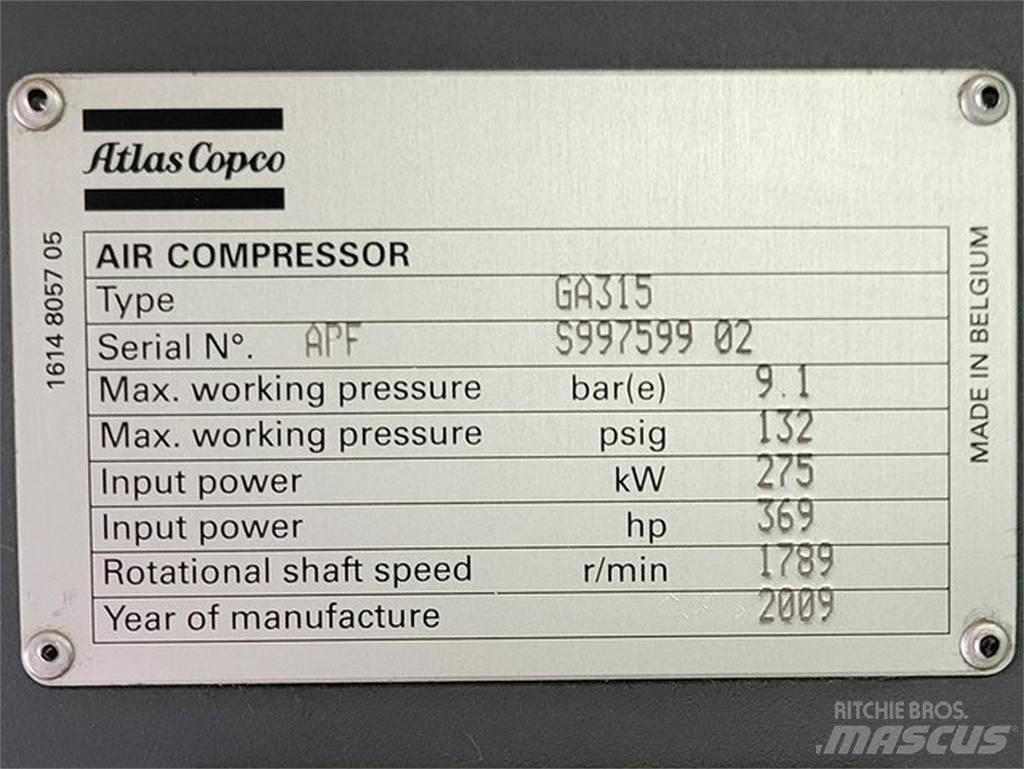 Atlas Copco GA315 Kompressorer