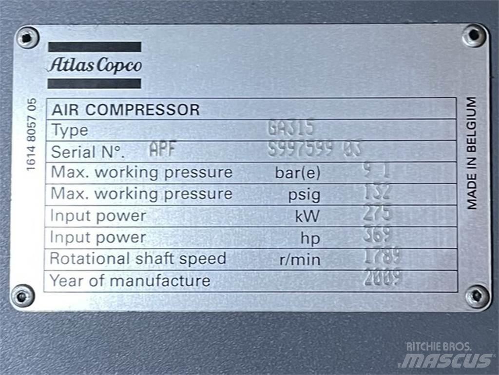 Atlas Copco GA315 Kompressorer