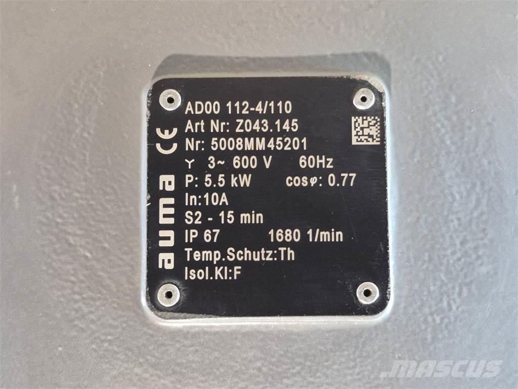  AUMA AD00 112-4/110 Entreprenør - Andet