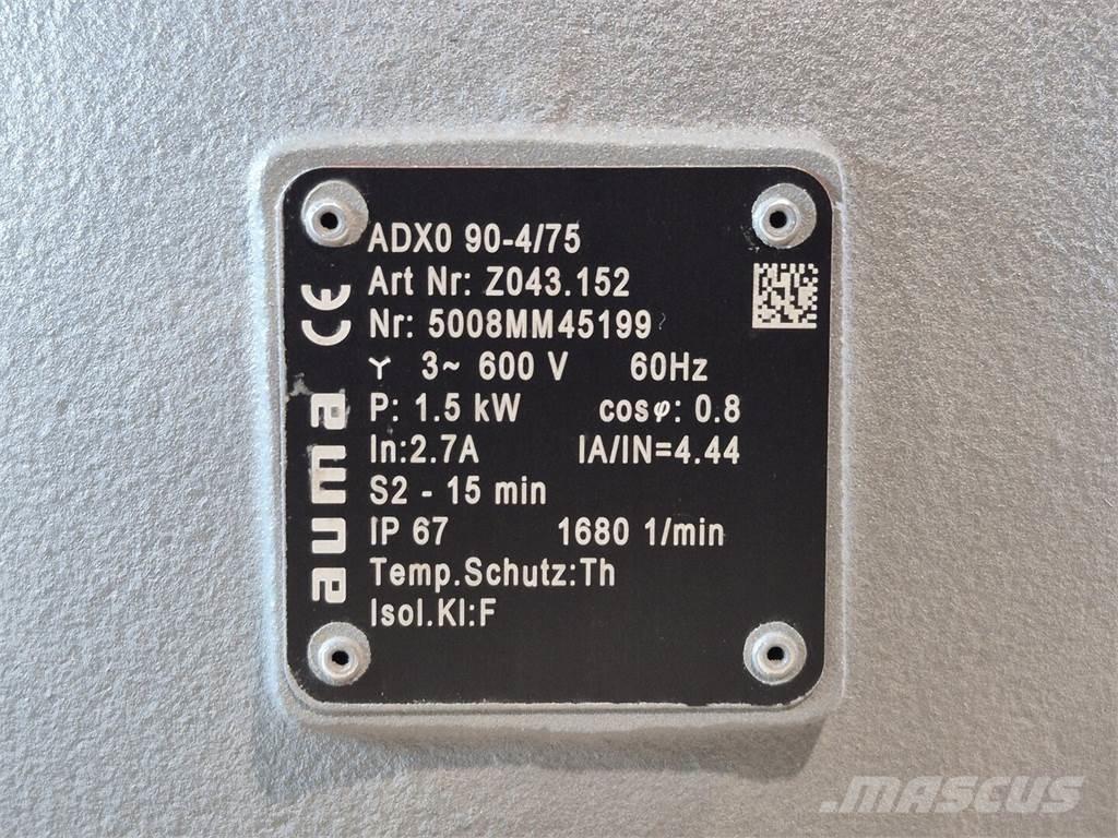  AUMA ADX0 90-4/75 Entreprenør - Andet