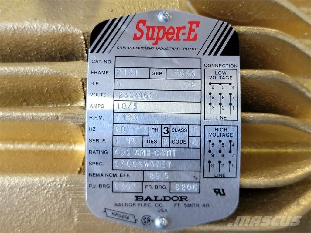 Baldor 07G99W37E7 Industrielle maskiner