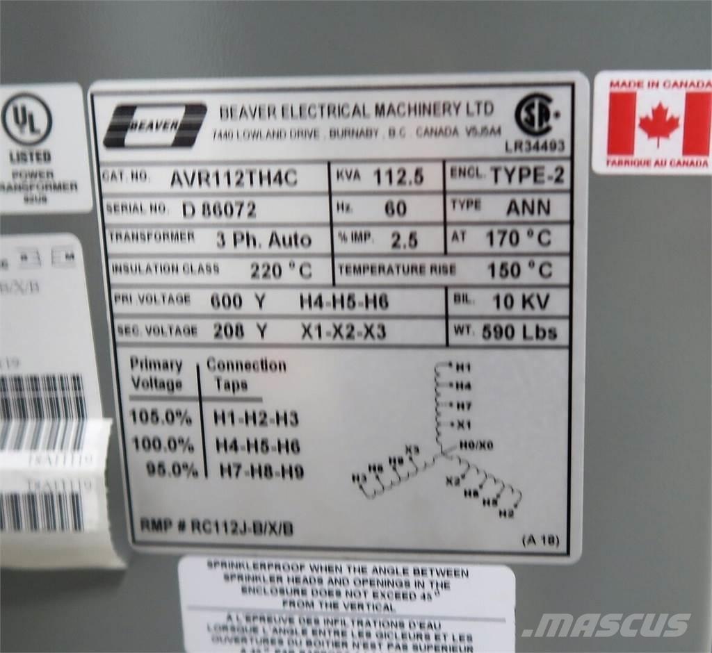  BEAVER AVR112TH4C Entreprenør - Andet