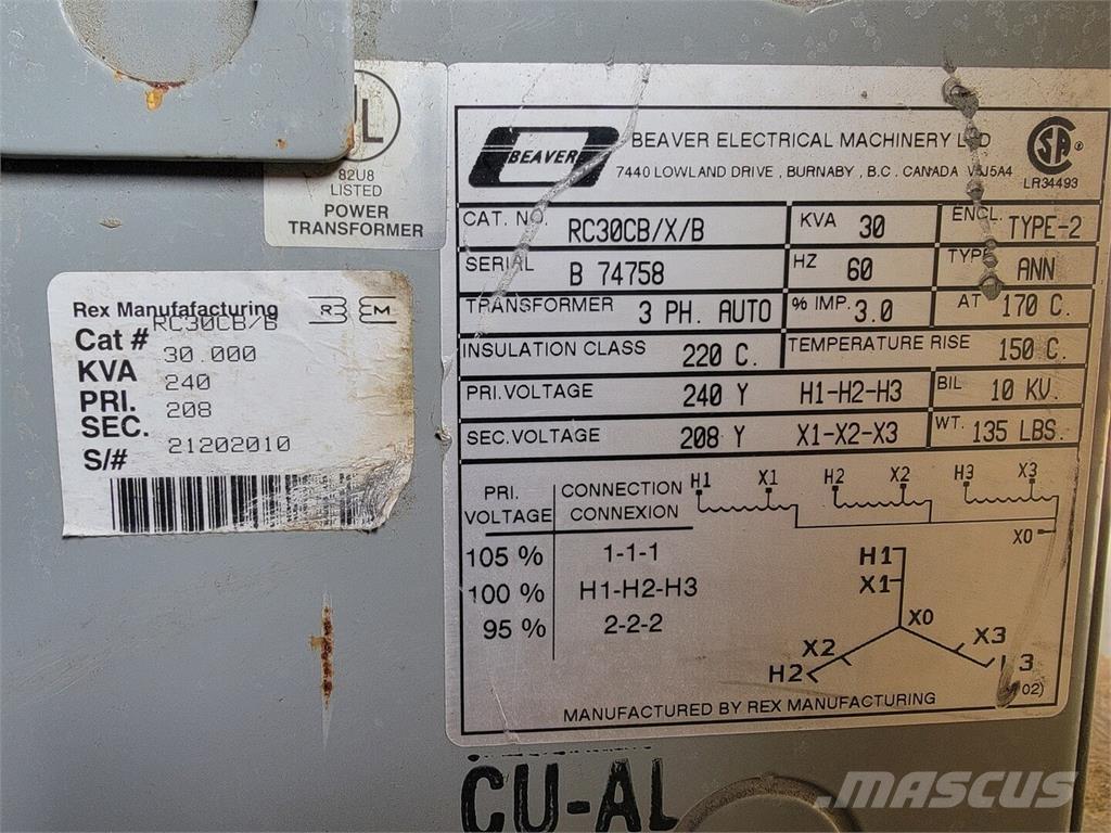  BEAVER RC30CB/X/B Entreprenør - Andet