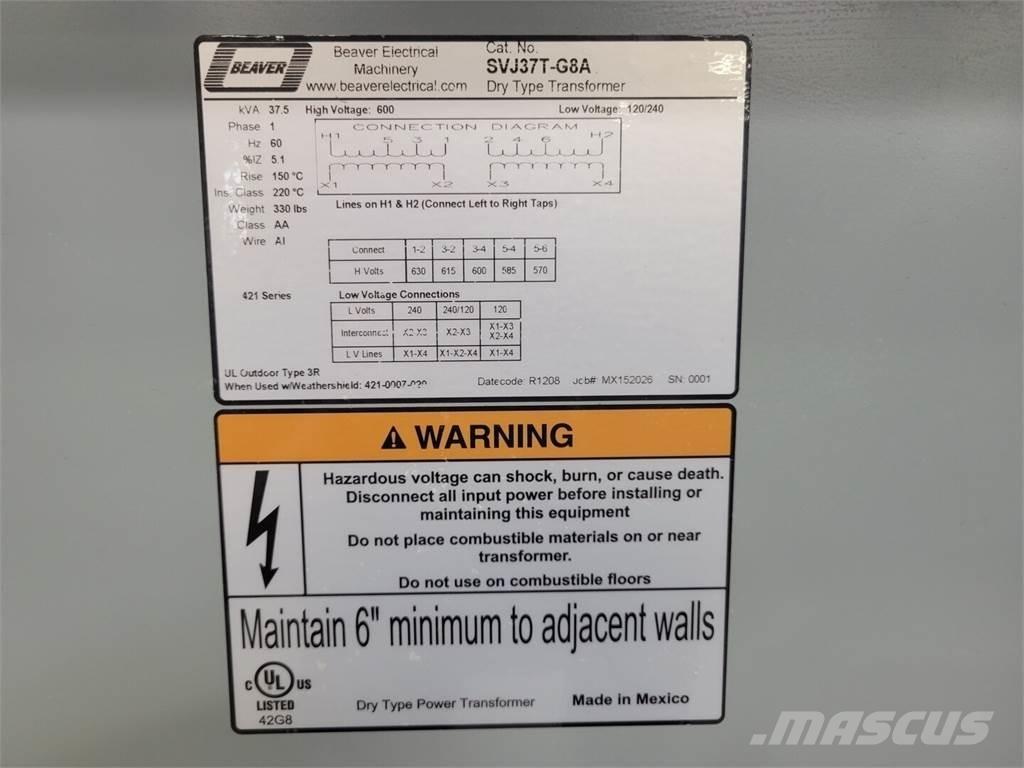  BEAVER SVJ37T-G8A Entreprenør - Andet