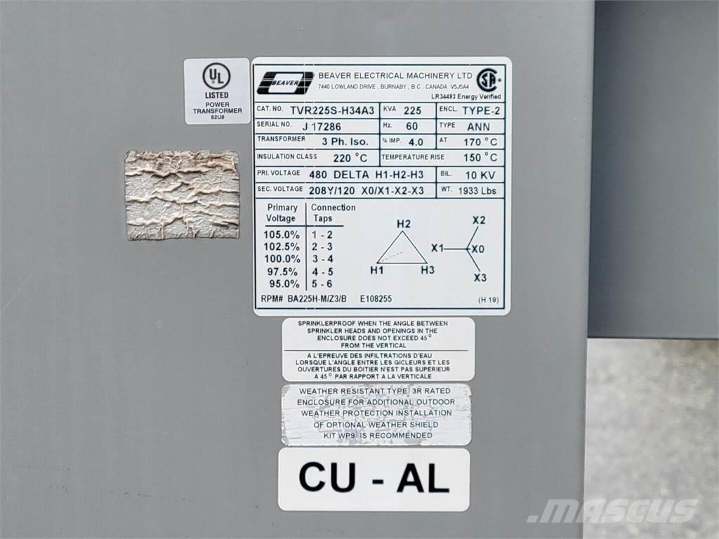  BEAVER TVR225S-H34A3 Entreprenør - Andet