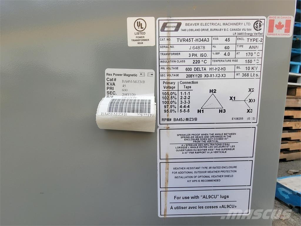  BEAVER TVR45T-H34A3 Entreprenør - Andet