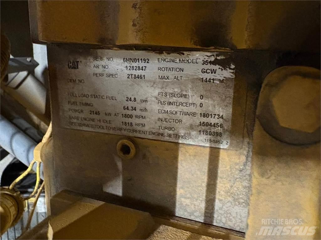 CAT 3516B Dieselgeneratorer