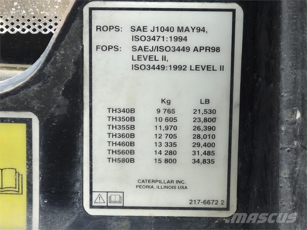 CAT TH560B Teleskoplæssere til landbrug