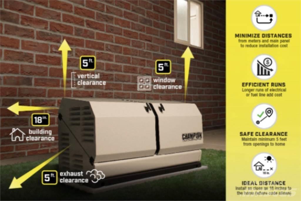 Champion 100839 Dieselgeneratorer