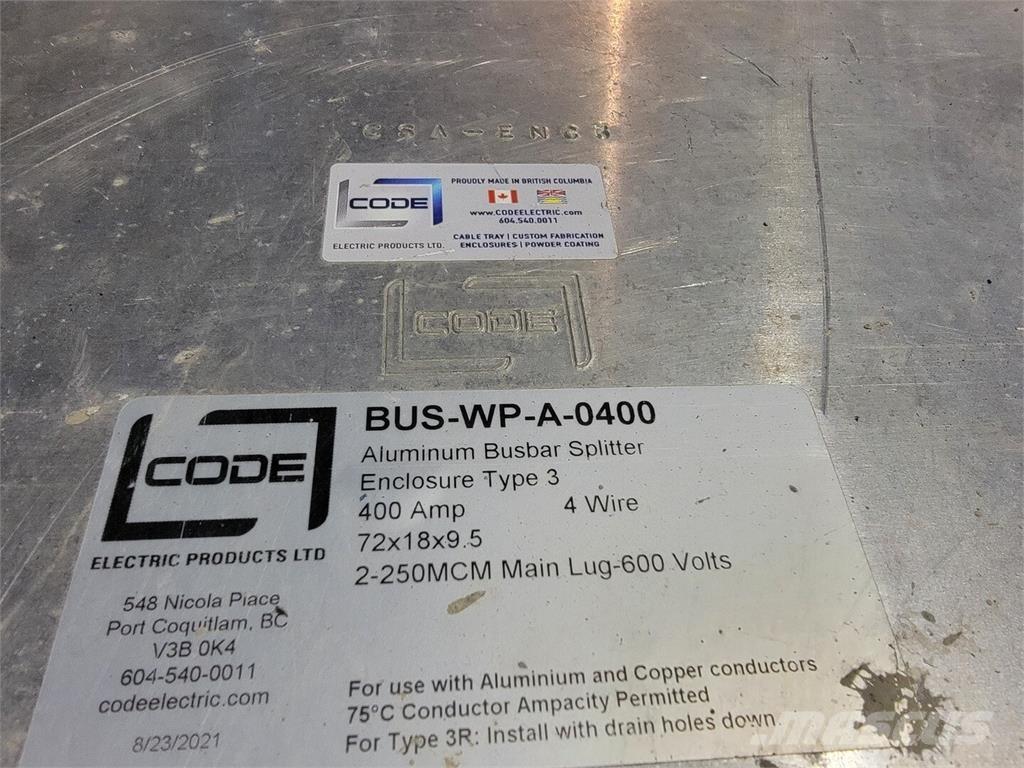  CODE BUS-WP-A-0400 Entreprenør - Andet