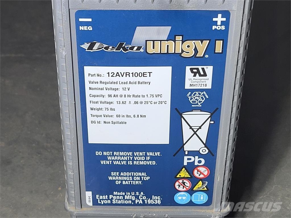  DEKA 12AVR100ET Batterier