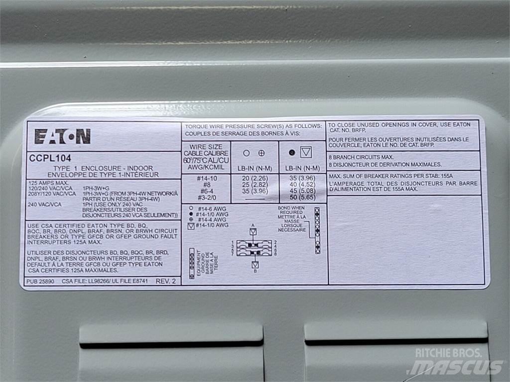 Eaton CCPL104 Entreprenør - Andet