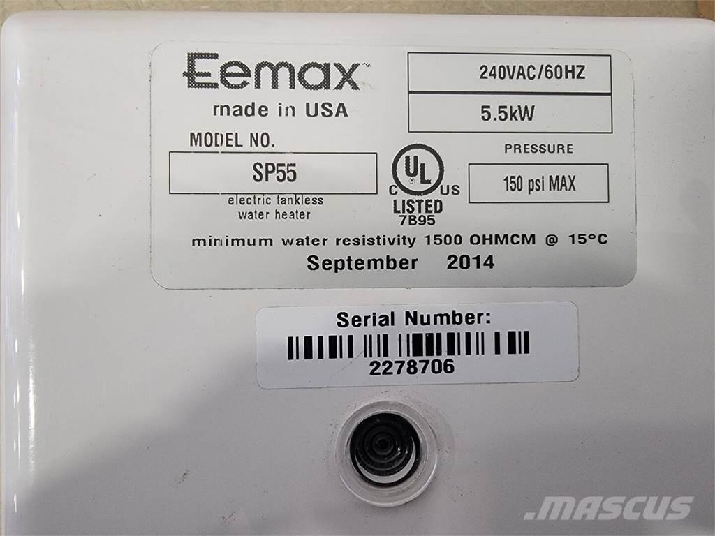  EEMAX SP55 Opvarmnings- og optøningsmaskiner