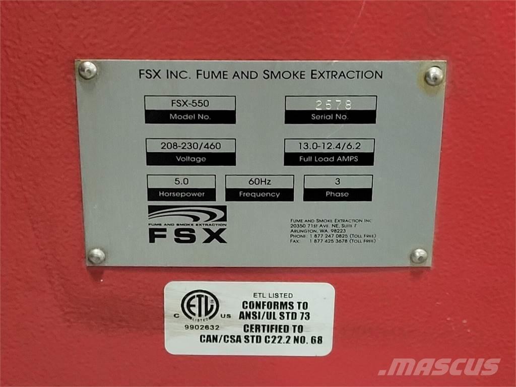  FSX-550 Entreprenør - Andet