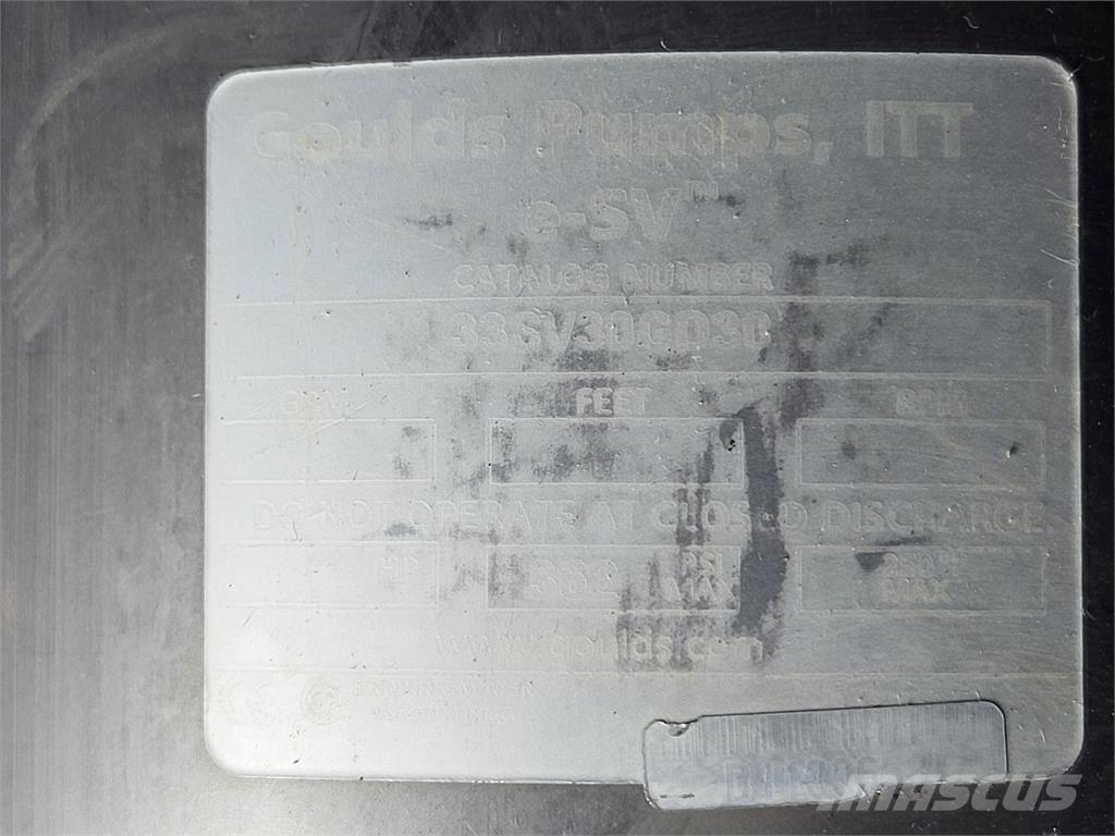  GOULDS 33SV30GD30 Vandpumper