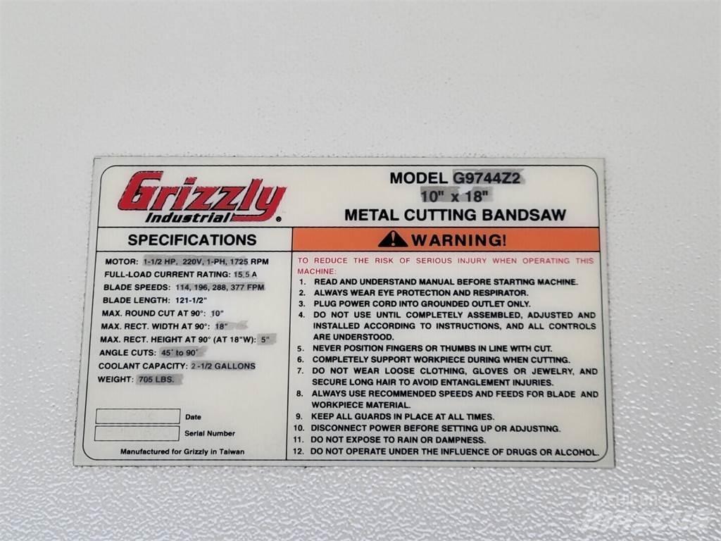 Grizzly G9744Z2 Entreprenør - Andet