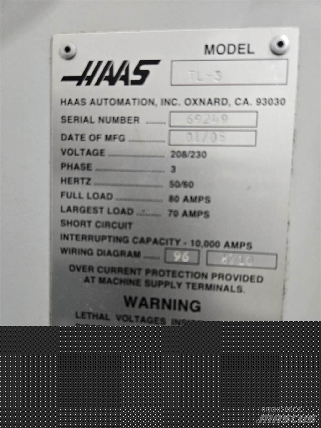 Haas TL3 Entreprenør - Andet