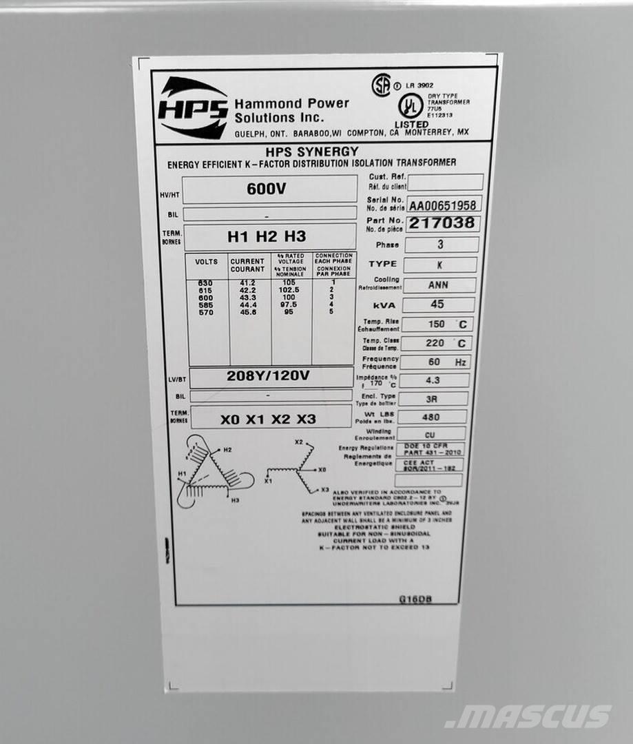  HAMMOND 217038 Entreprenør - Andet