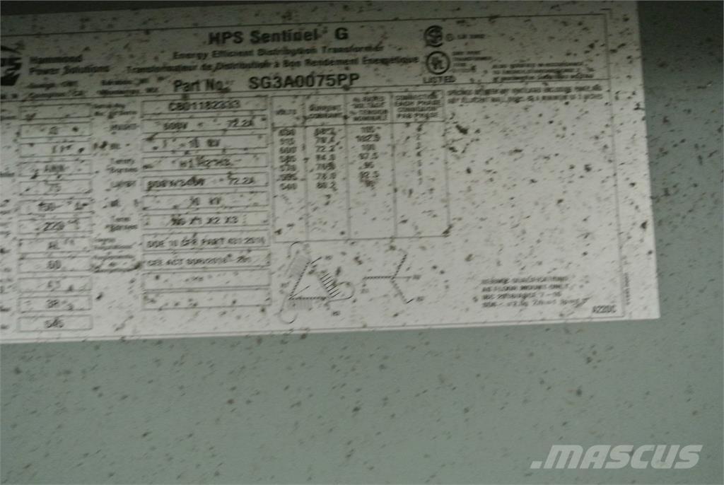  HPS SG3A0075PP Entreprenør - Andet