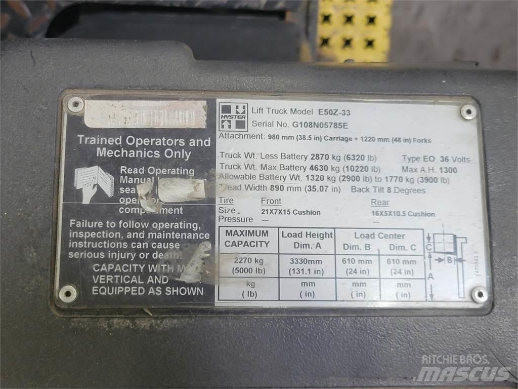 Hyster E50Z-33 Entreprenør - Andet
