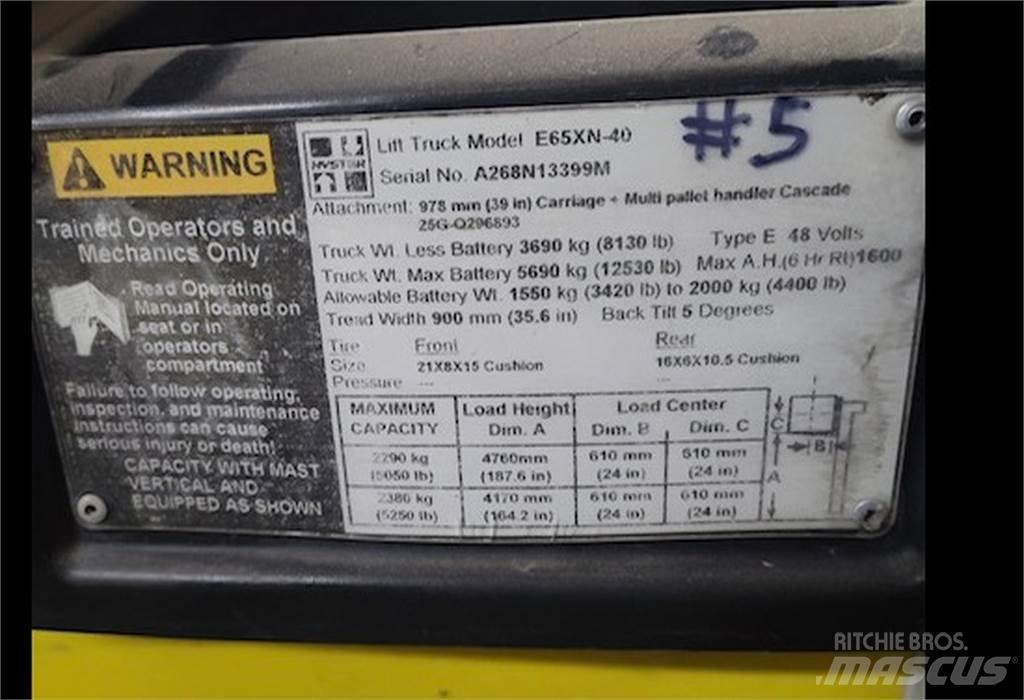 Hyster E65XN-40 Entreprenør - Andet