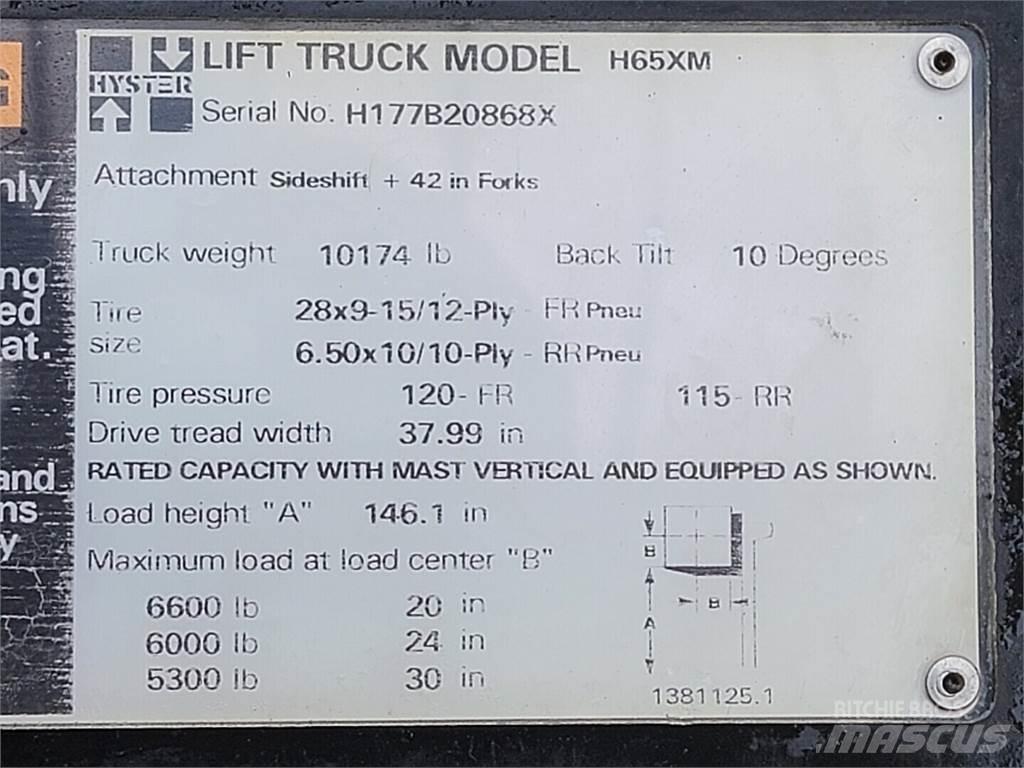 Hyster H65XM Entreprenør - Andet