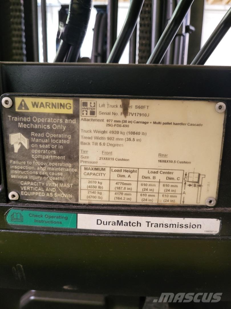 Hyster S60FT Entreprenør - Andet