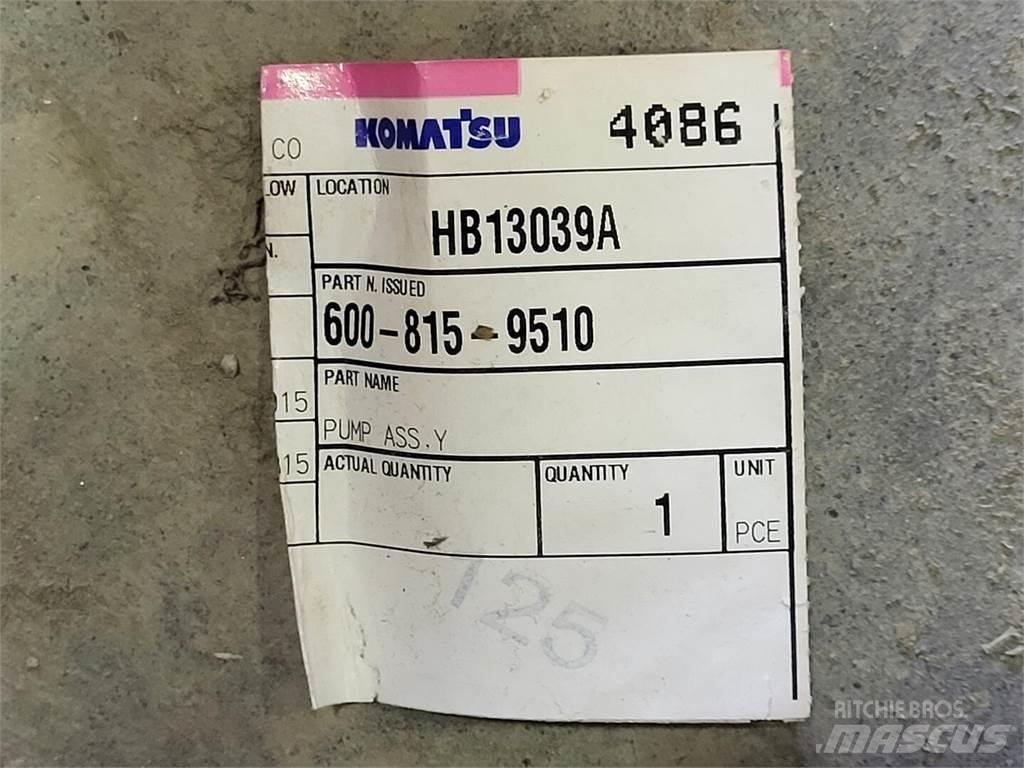 Komatsu 600-815-9510 Vandpumper
