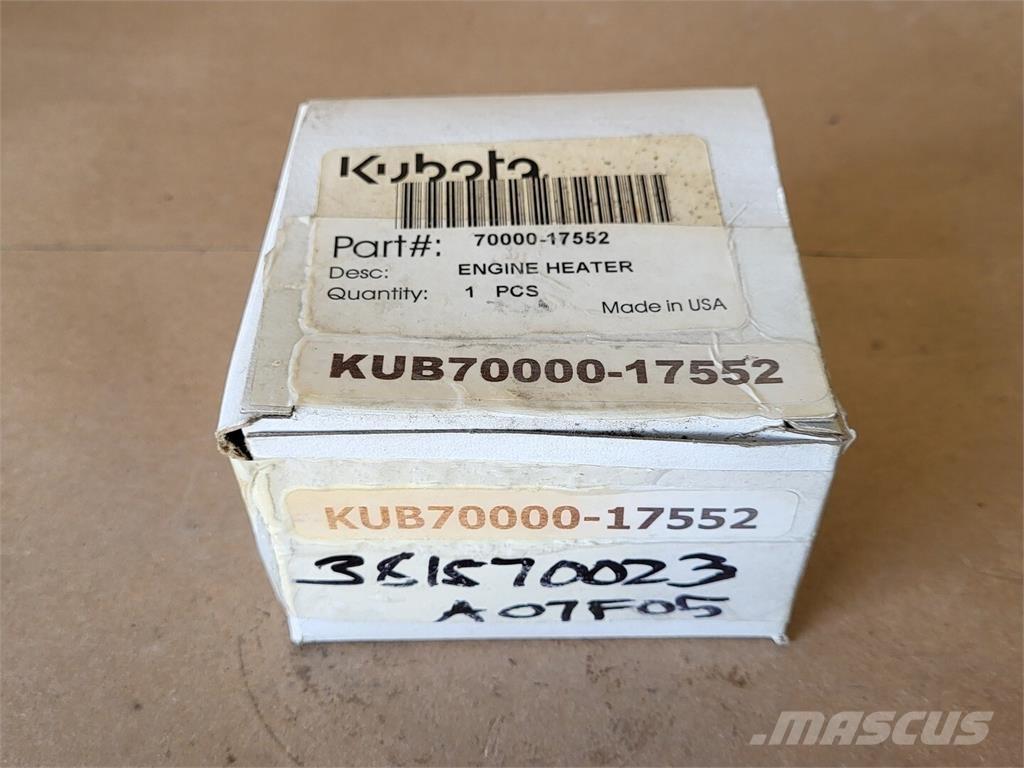 Kubota 70000-17552 Motorer