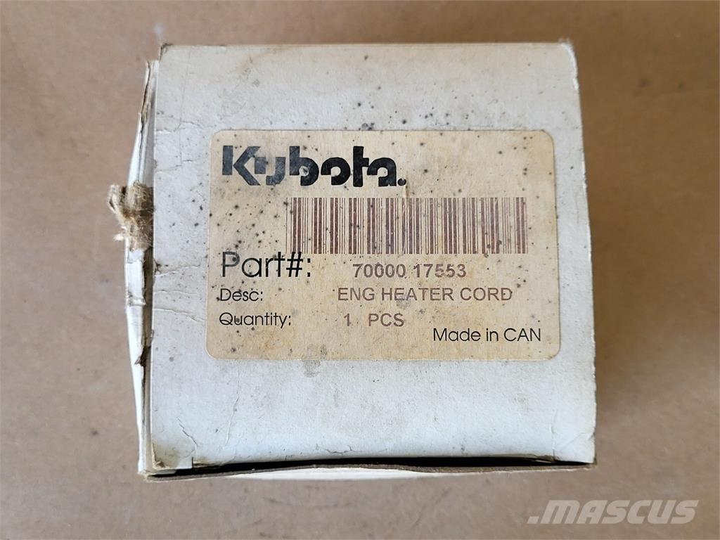 Kubota 70000-17553 Entreprenør - Andet