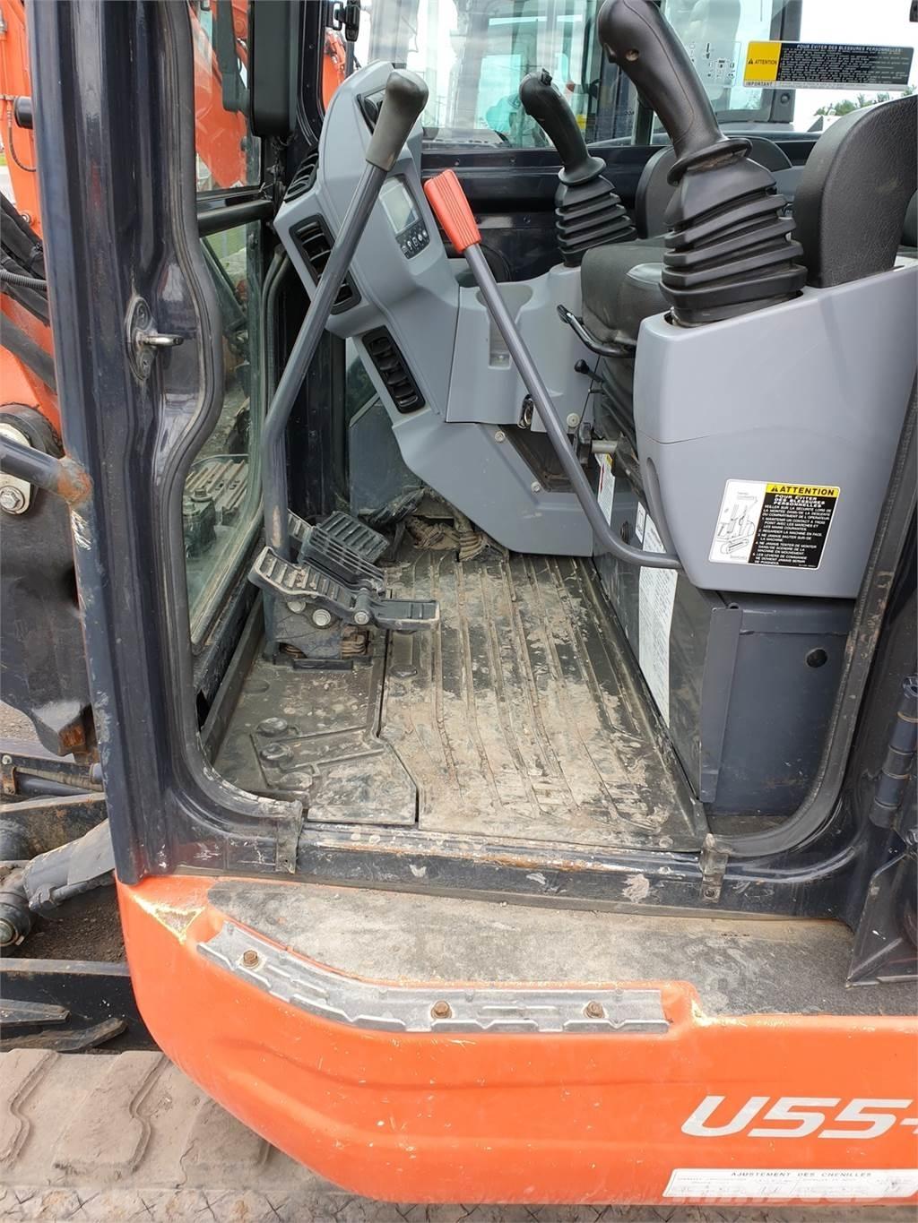 Kubota U55-4 Gravemaskiner på hjul