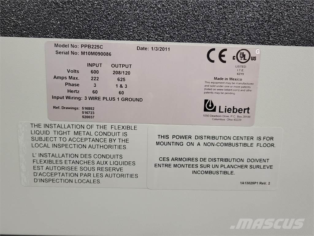  LIEBERT PPB225C Entreprenør - Andet