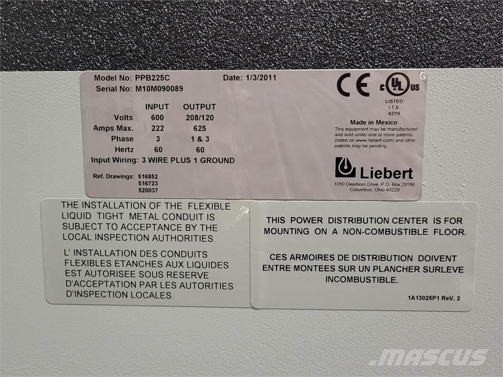  LIEBERT PPB225C Entreprenør - Andet