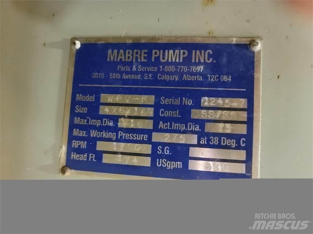  MABRE PUMP WPV-R Vandpumper