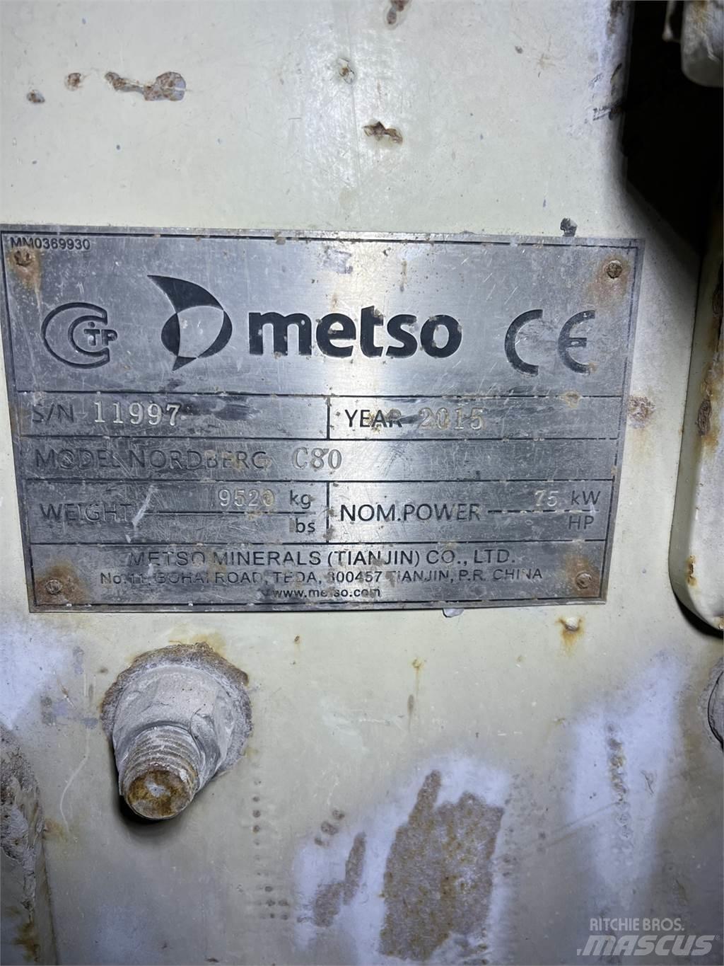 Metso C80 Knusere - anlæg