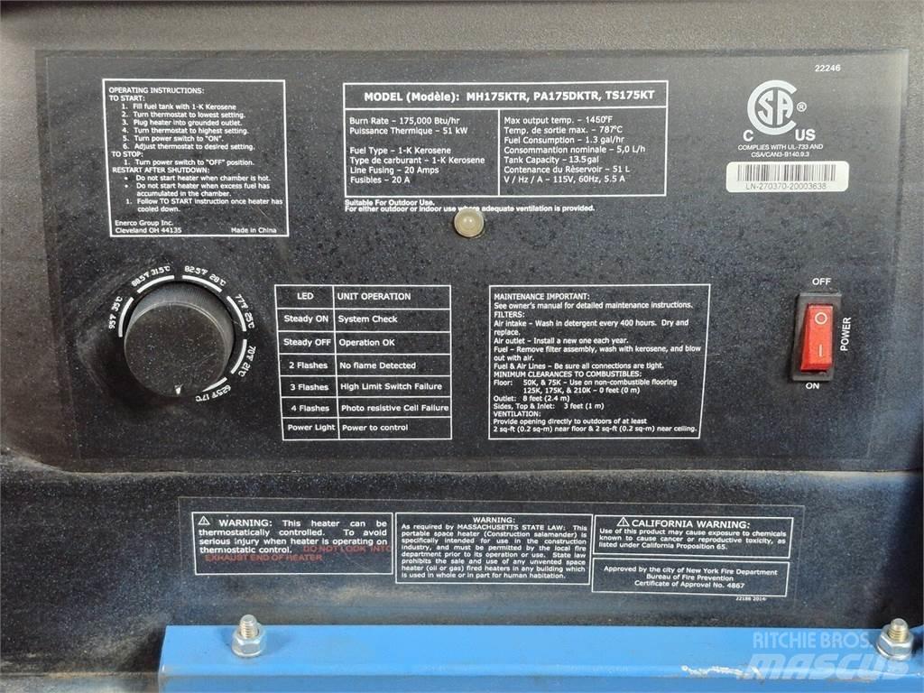 MR HEATER MH175KTR Entreprenør - Andet