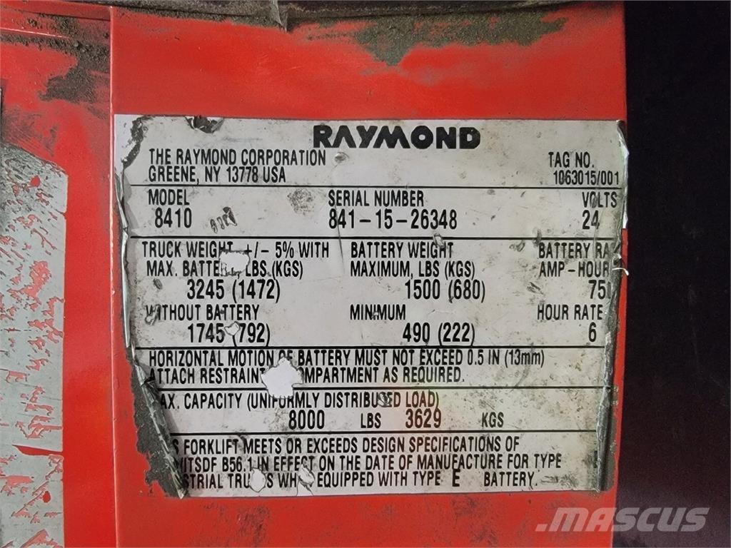 Raymond 8410 Entreprenør - Andet