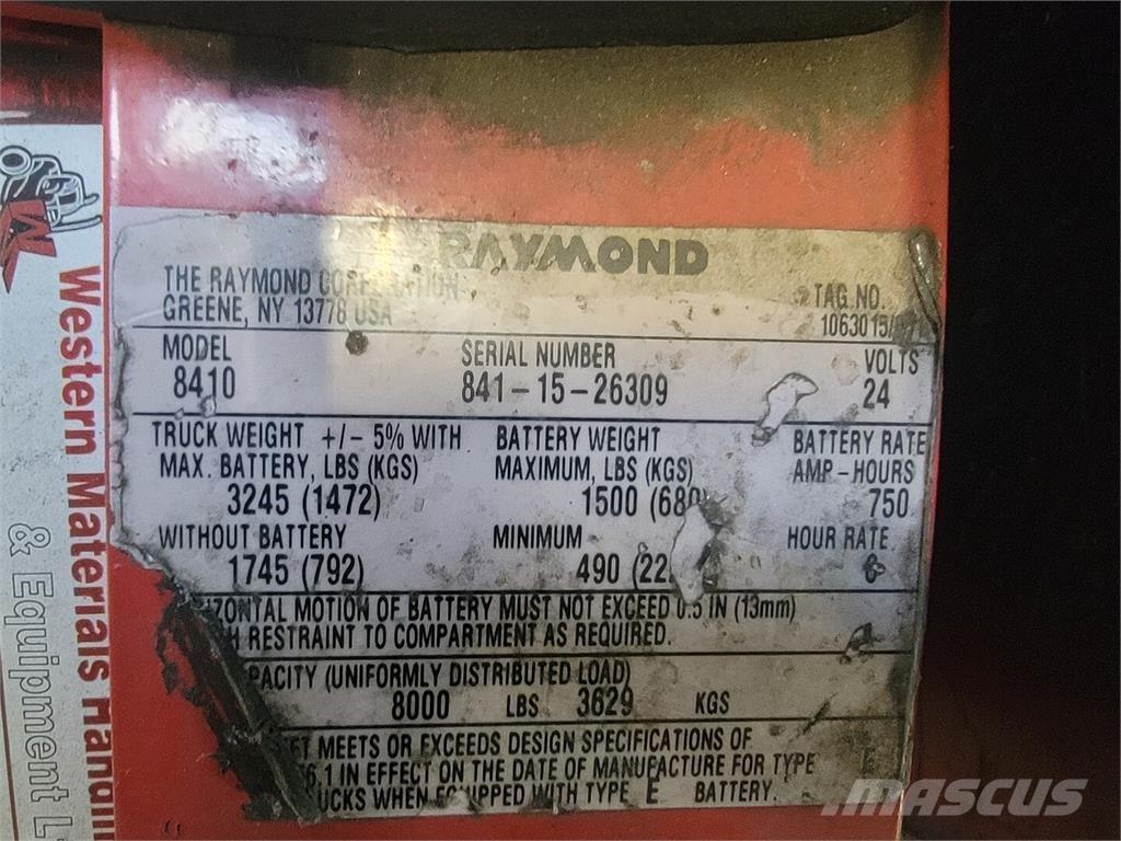 Raymond 8410 Entreprenør - Andet