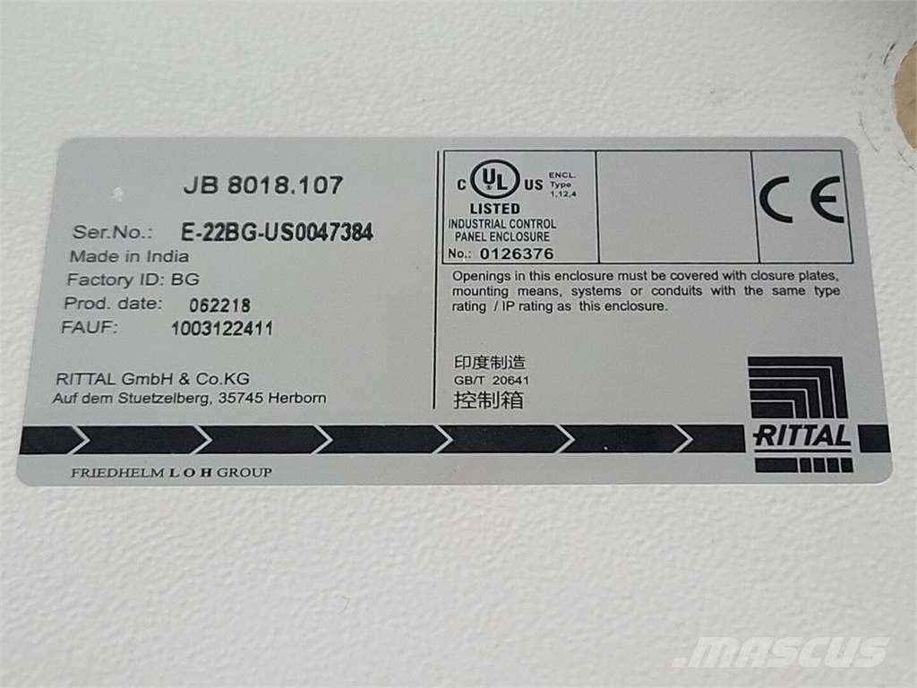  RITTAL JB8018.107 Entreprenør - Andet